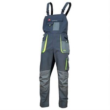 STRECH SLIM_Overalls Work Trousers BIB & BRACE Knee Pad Dungarees Multi Pockets