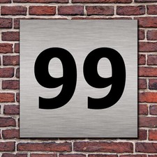 House Number Plate House