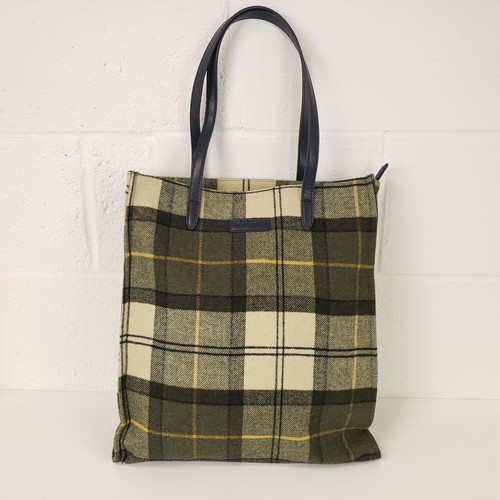 Barbour tartan tote bag - barbour,