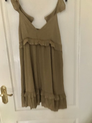 Zara dress large sage - uk, large.