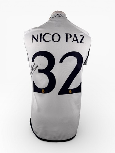 Signed nico paz shirt real - -,