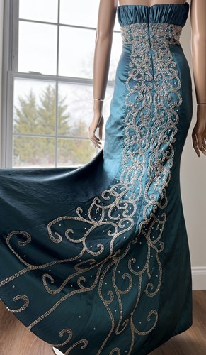 Jovani vtg y2k teal - vtg,