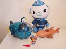 Octonauts Bundle Gup-A, Gup-B Dashu Toy Playset Talking Plush Captain Barnacles