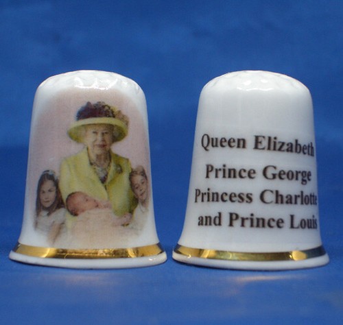 Birchcroft china thimble h - thimble,