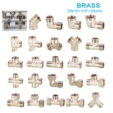 BSP 1/2" Brass Adaptor Coupler