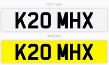 K20 MHX private reg number plate Honda Civic Integra K swap EP3 DC5 CRX Type-R