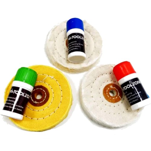 Toolzone 7pc metal polishing - metal,