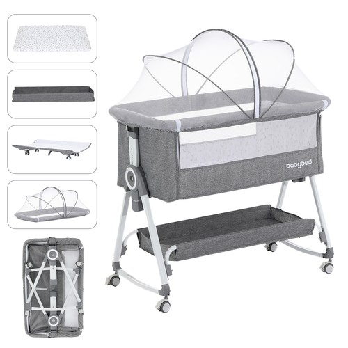 Sleeper crib bedside - bedside, baby