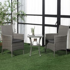 3PC Rattan Furniture Bistro
