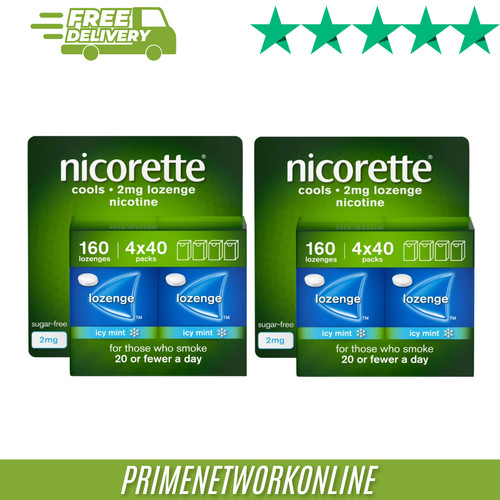Nicorette cools 2mg icy - 2x,
