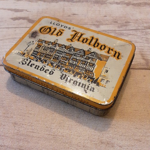 Old holborn tobacco hinged - tobacco, lid