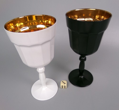 Black white wine - white, glasses