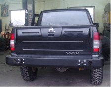 REAR STEEL BUMPER OFF ROAD 4X4 fits NISSAN NAVARA D22