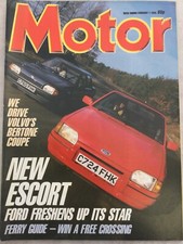 Motor Magazine - 1 February 1986 - New Escort, Nissan Laurel, Astra 1.3, Monte