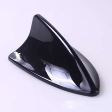  CAR BLACK SHARK FIN ANTENNA ROOF DUMMY AERIAL DECORATION STYLING BLACK AC44