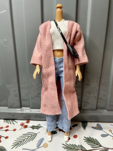 Barbie doll 5pcs - long, pink