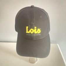 Lois Jeans baseball cap Jet Black Brand New Packaged