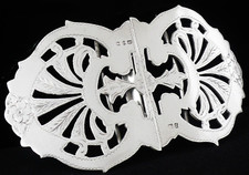 Sterling Silver Nurses Belt Buckle, William Hutton & Sons Ltd, Birmingham 1899