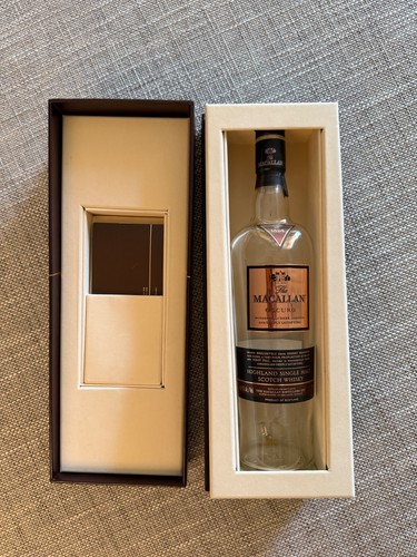 Macallan oscuro empty - oscuro, bottle