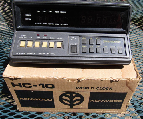 Kenwood world clock - kenwood,