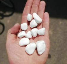 Decorative Marble EXTRA WHITE Pebbles / Stones / Chippings Home & Garden