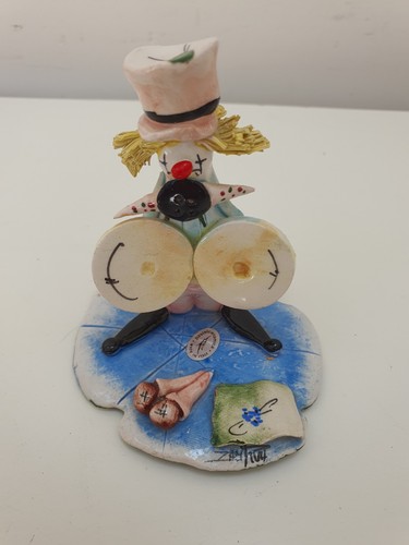 Vintage zampiva clown figurine - vintage,
