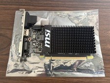 MSI NVIDIA GeForce GT710 1GB DDR3 PCIe Video Graphics Card GT710 1GD3H LP