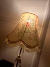 Vintage floral fringed