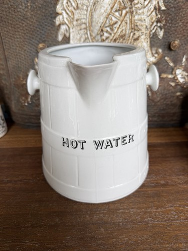 Antique large white ironstone - white,