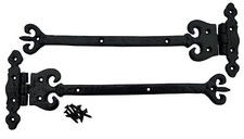 Black Antique Hinges (pair +