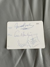Sir Matt Busby Signed