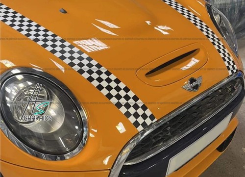 Mini cooper bonnet stripes - mini,