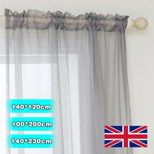 Voile Curtains Pair (2 Panels)