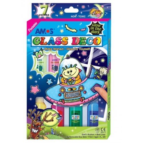 Amos peelable glass art paint - amos,