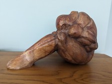Large Vintage Hand Carved
