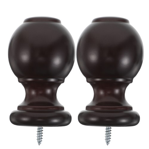 2pcs curtain rod - 2pcs, cap