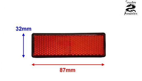 Rear red strip - red,