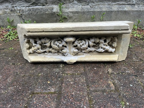 Victorian sandstone window - sandstone,