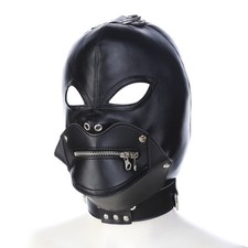 PU Leather Full Gimp Open Eyes