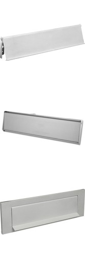 Satin aluminium front - aluminium, -front