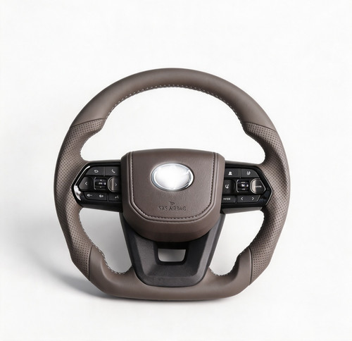 Full leather sport steering - leather,