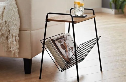 Small side table magazine - table, rack