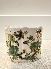 Mason’s Ironstone Chartreuse England Jar/pot Small 6cm Tall And 6cm Wide Antique