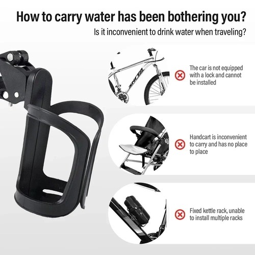 Bicycle water bottle holder - water,