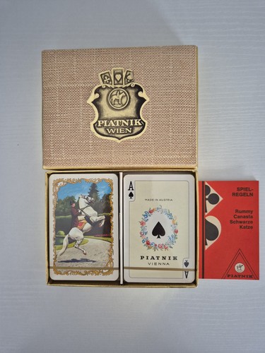 Vtg 1976 piatnik playing cards - 1976,