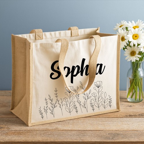 Personalised jute classic - personalised,