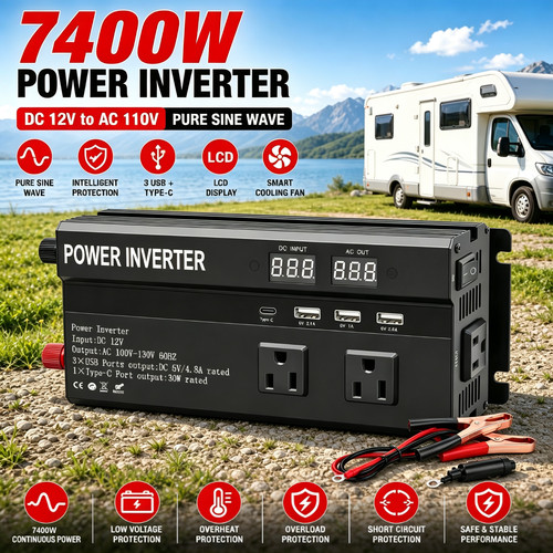 7400w car power inverter - 7400w,