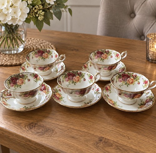 Five royal albert old - old, country