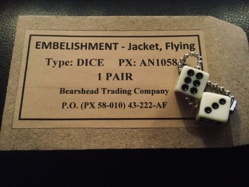 Ww2 repro lucky - dice, zip