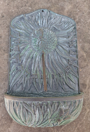 Antique art nouveau - nouveau, sundial